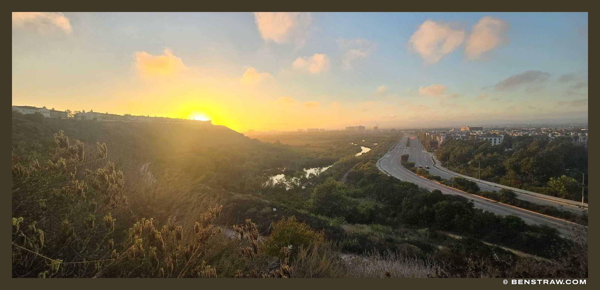 Photo of nature, landscape and sunset in Los Angeles, California