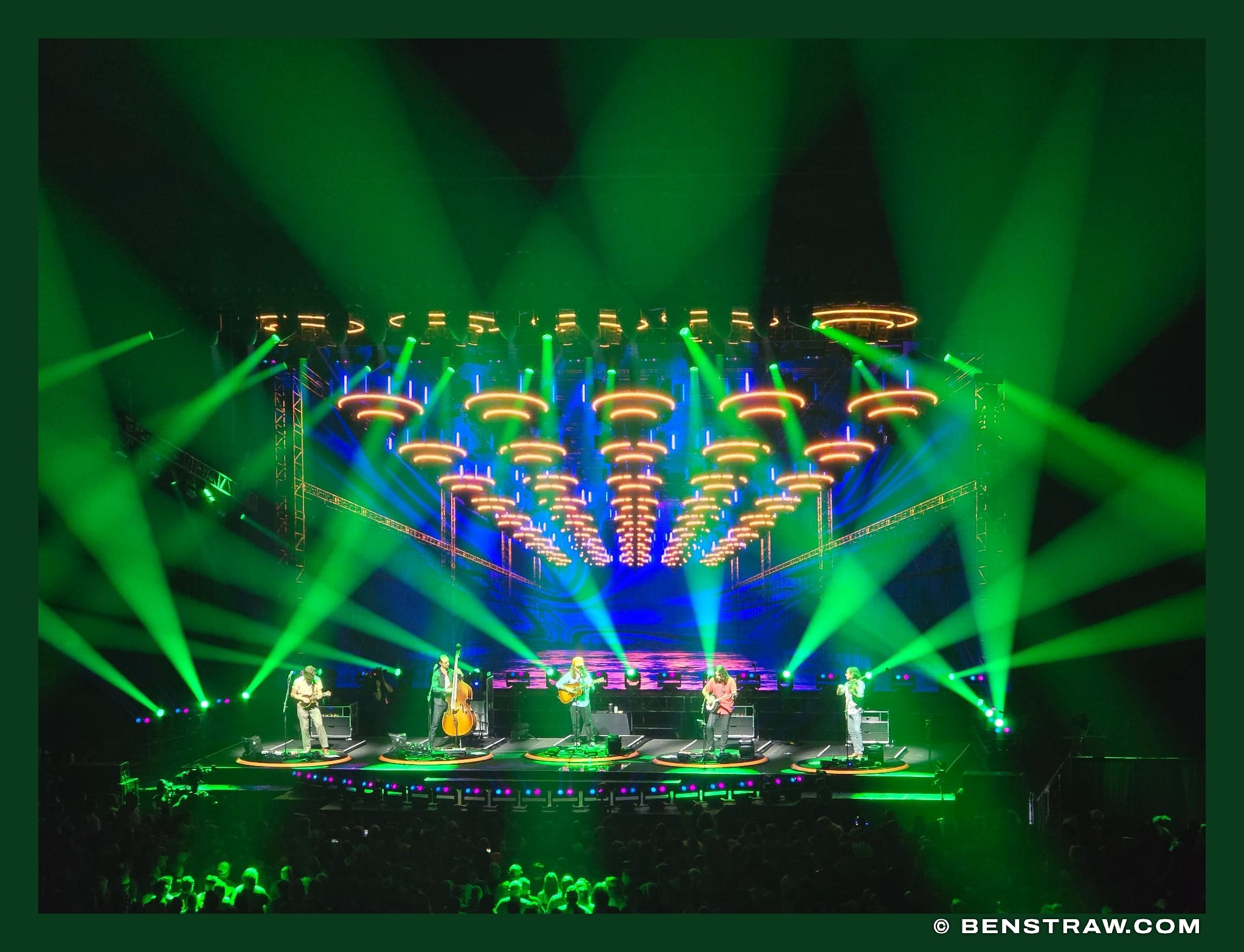 Photo of concert and billy strings in The Forum, Inglewood, California