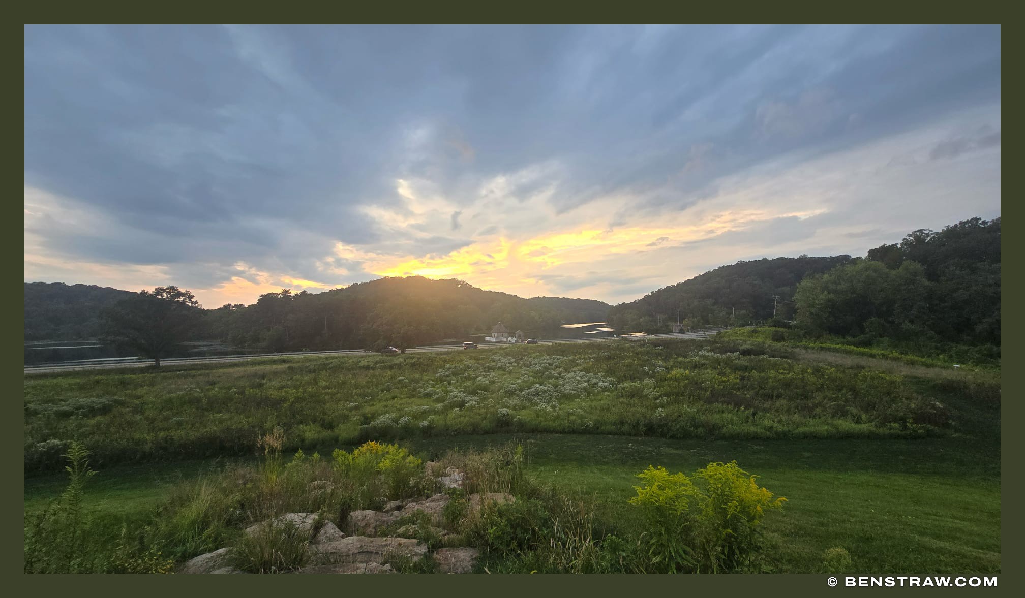 Photo of nature, landscape and sunset in Pittsburgh, Pennsylvania
