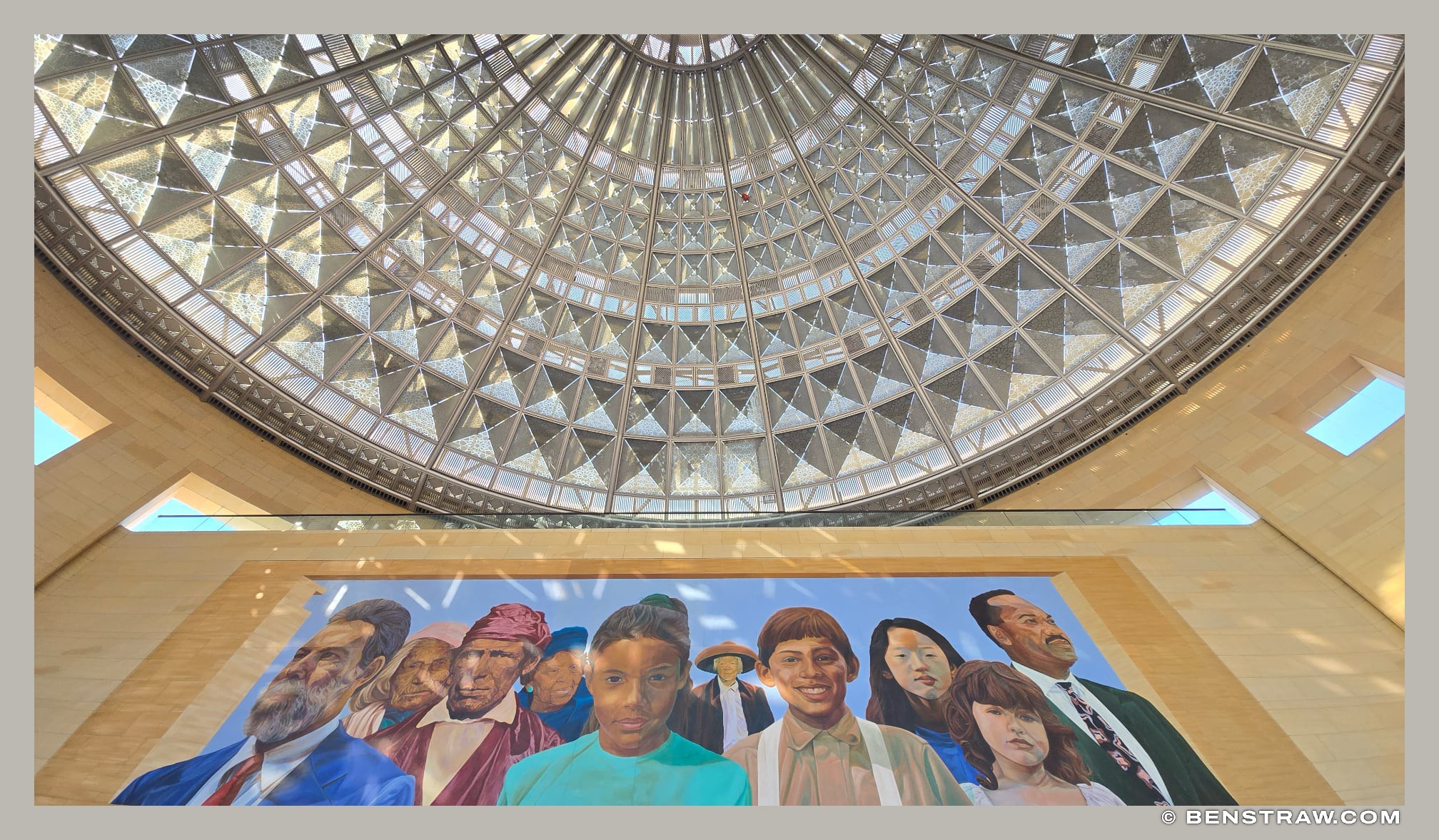 Photo of public art and architecture in Union Station, Los Angeles, California