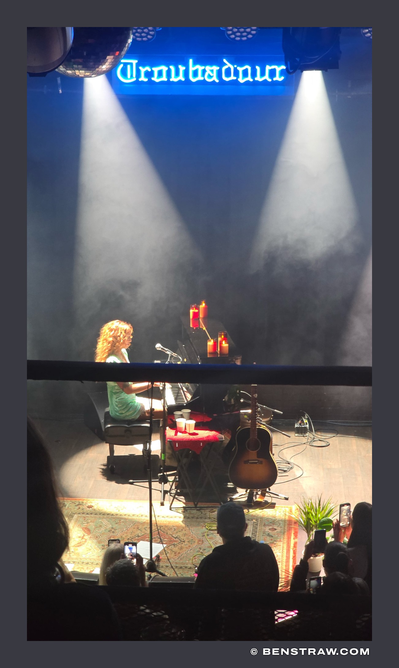Photo of concert and Ashley Monroe in The Troubadour, West Hollywood, California
