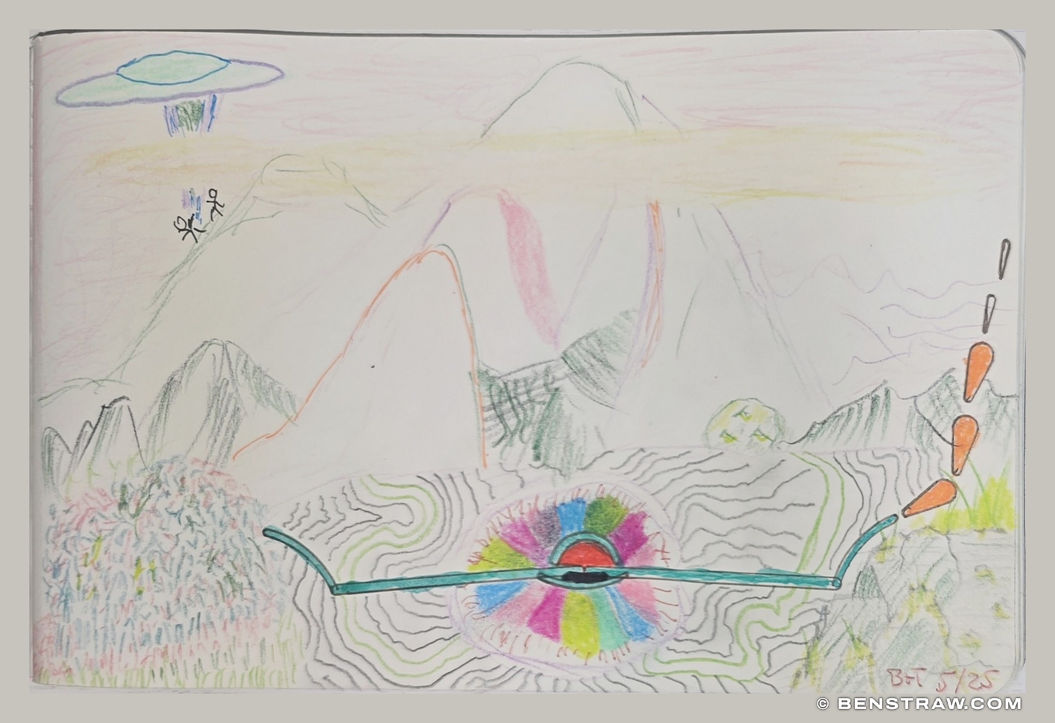 Photo of mount shasta and aliens in Mount Shasta, California