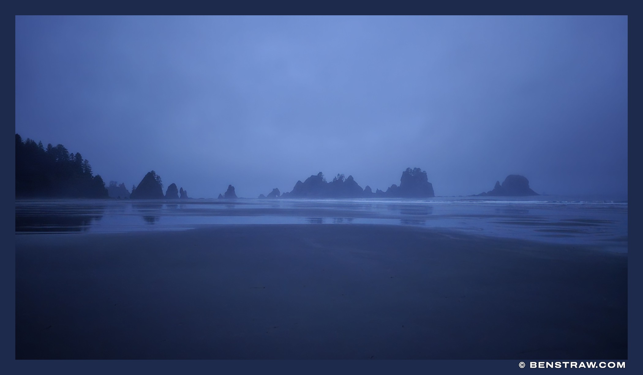 Dawn Fog at Shi Shi Beach