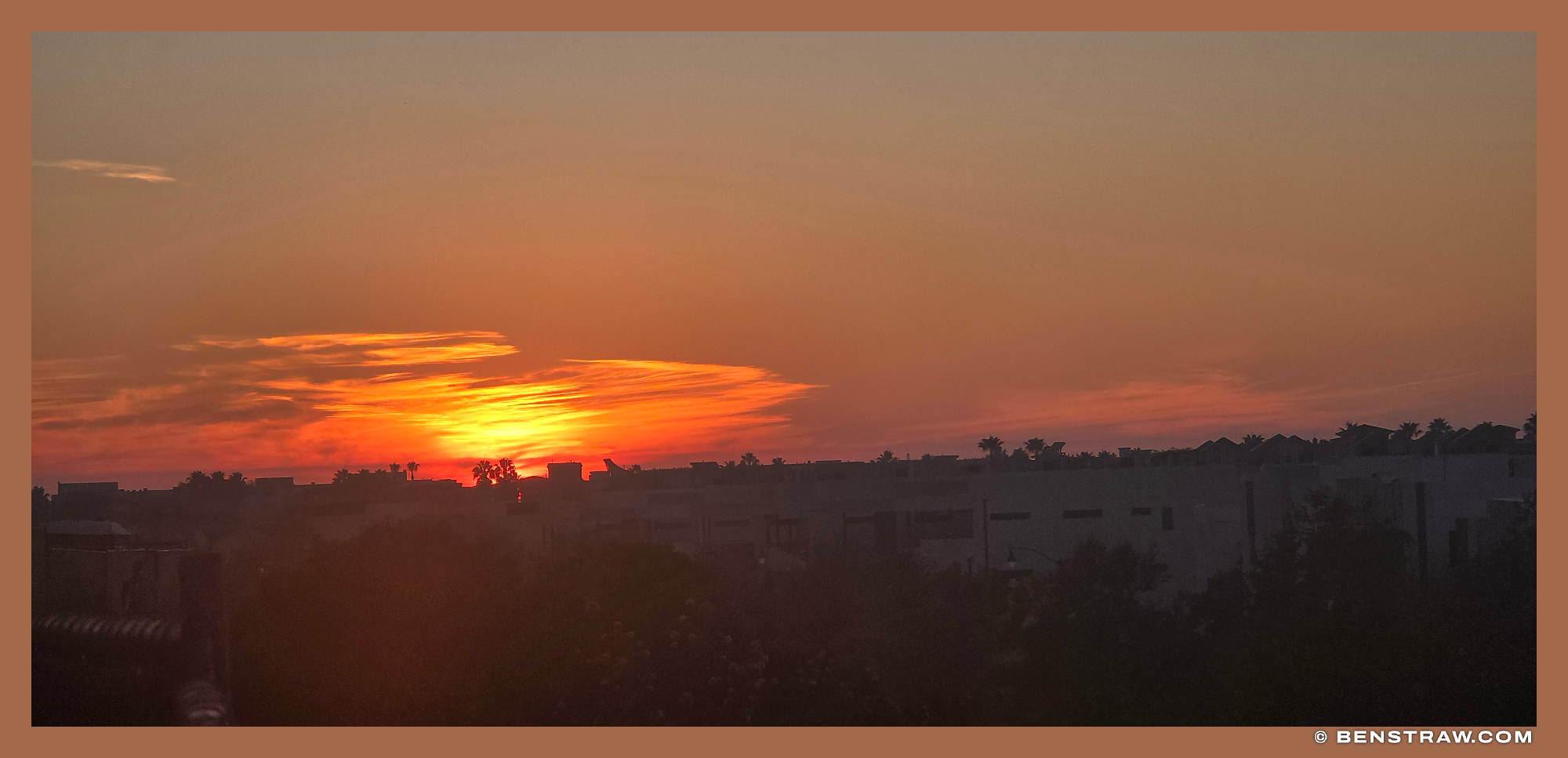 Ember Sky over Los Angeles