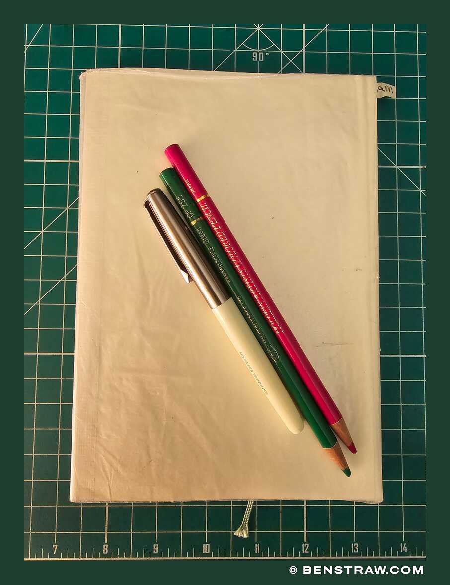 Journal, Pen and Pencils