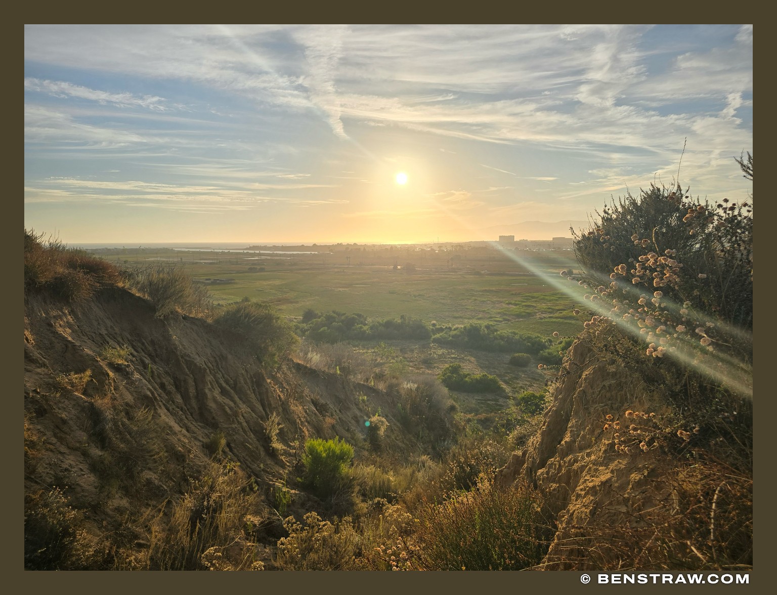 Low Sun over Ballonas Wetlands