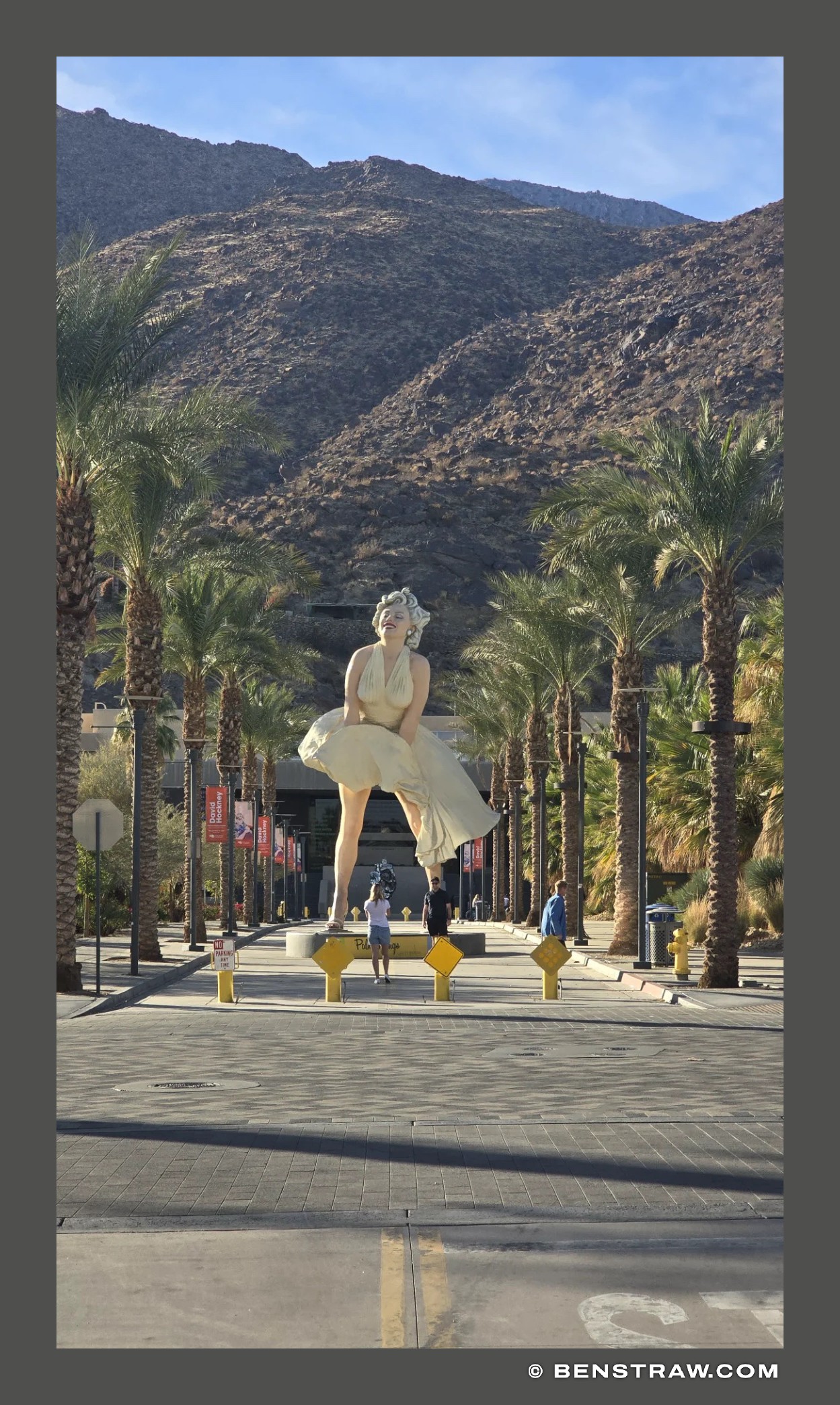 Marilyn above Palm Springs
