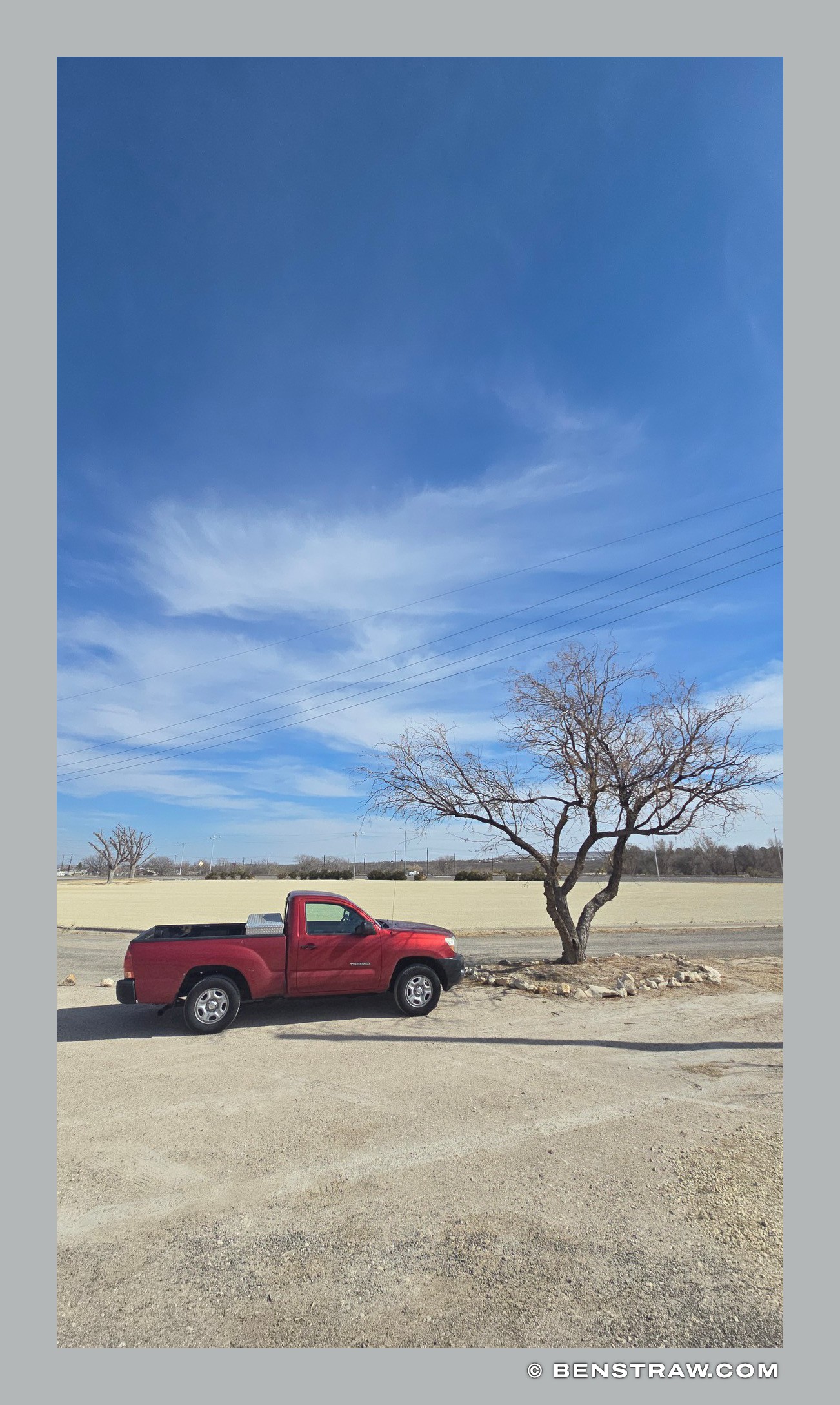 Red Tacoma, Bare Mesquite