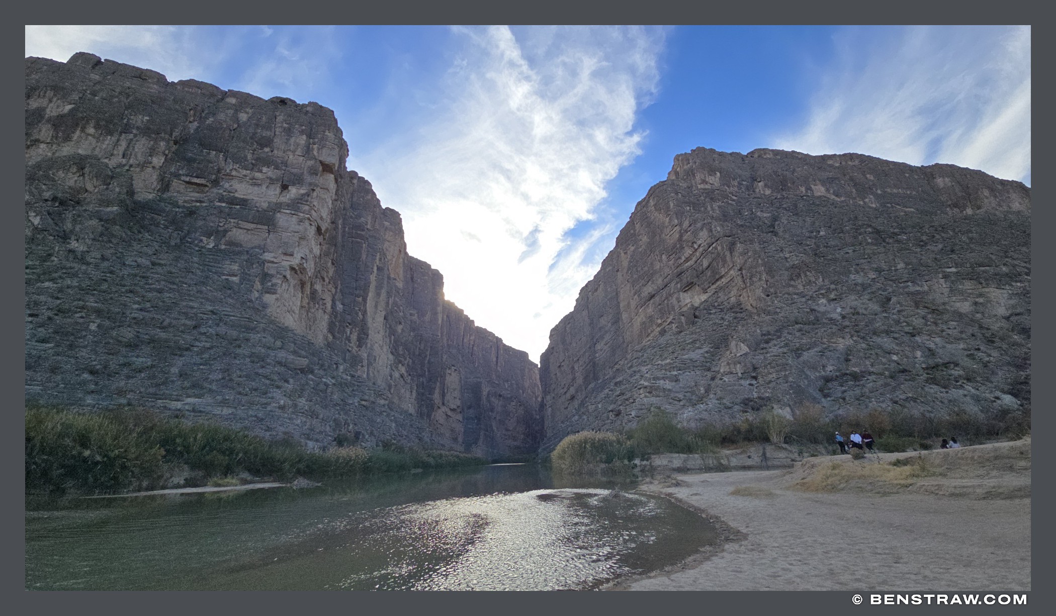 Santa Elena Canyon at the Rio Grande