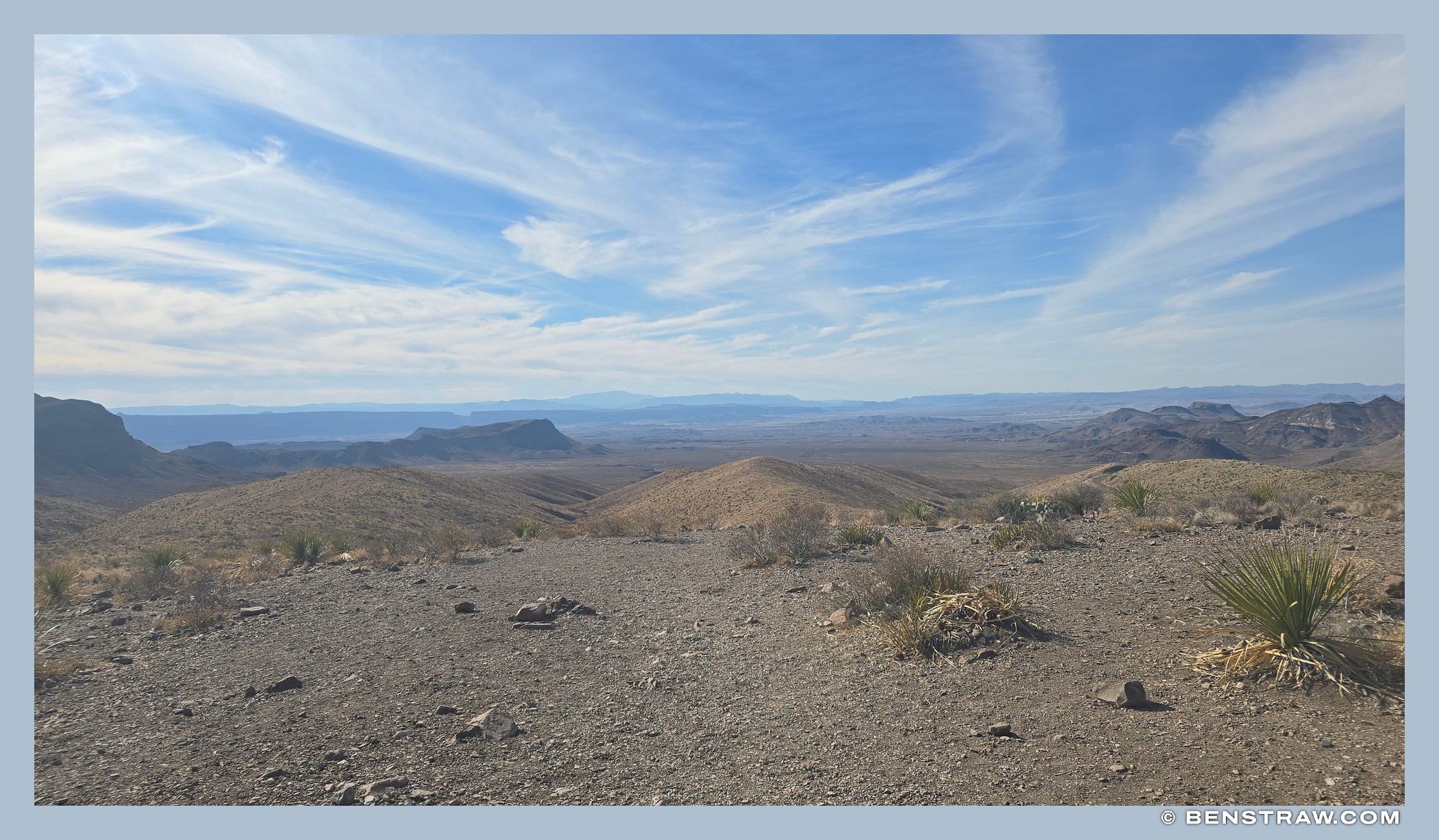 Towards the Homer Wilson Ranch in Big Bend National Park