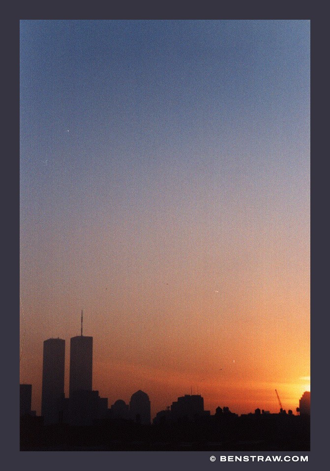 Twin Towers at Dusk