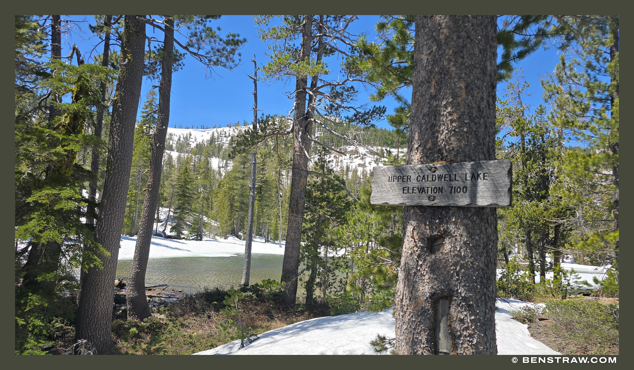 Upper Caldwell Lake in Thaw
